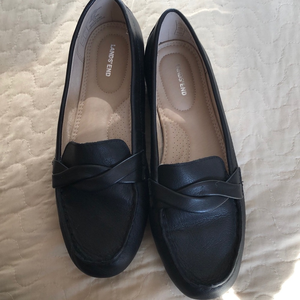 Black Leather Loafers